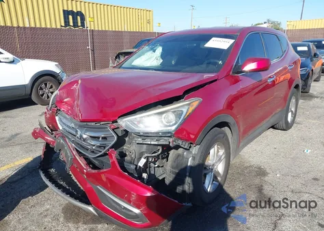 2018 Hyundai Santa Fe Sport 2.4L из США, поврежденный, VIN 5XYZT3LB6JG523435